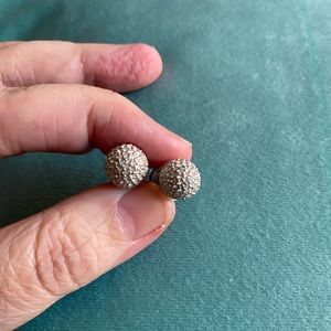 Michael Kors Silver and CZ Earrings